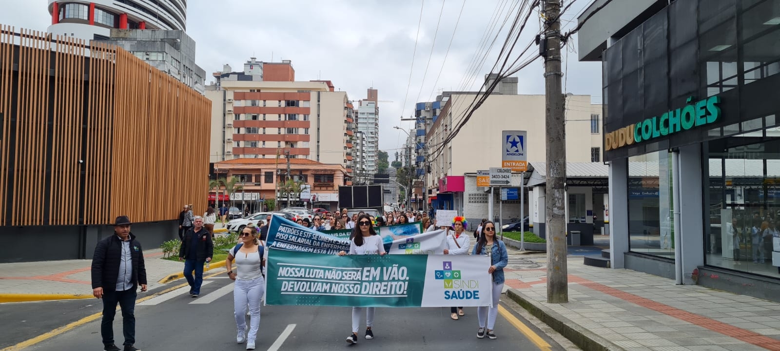 Sindisaúde 50 anos - Trabalhadores da enfermagem protestaram pelo piso no dia 20 de setembro de 2022